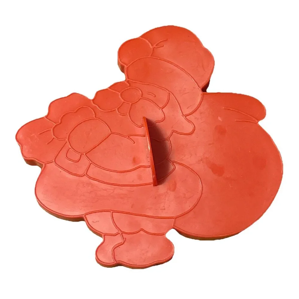 Vintage (1978) Plastic Wilton Cookie Cutter Set of 3 Christmas Holiday Hong Kong